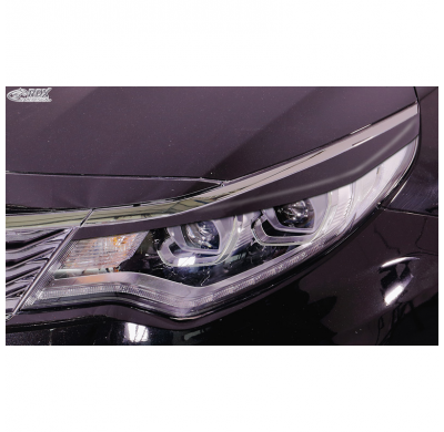 Pestañas de faros aptos para Kia Optima (JF) 2015- (ABS)