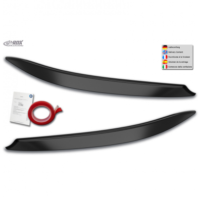 Pestañas de faros para Mercedes Clase A (W176) 2012-2019 (ABS) RDX RACEDESIGN