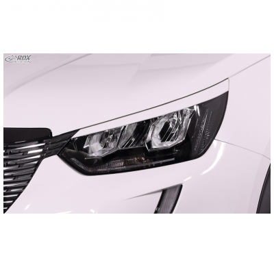 Pestañas de faros para Peugeot 208 II & 2008 II 2019- (ABS) RDX RACEDESIGN