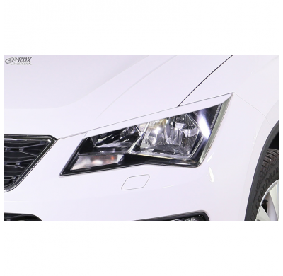 Pestañas de faros adecuados para Seat Ateca y Cupra Ateca 2016-2021 (ABS) RDX RACEDESIGN