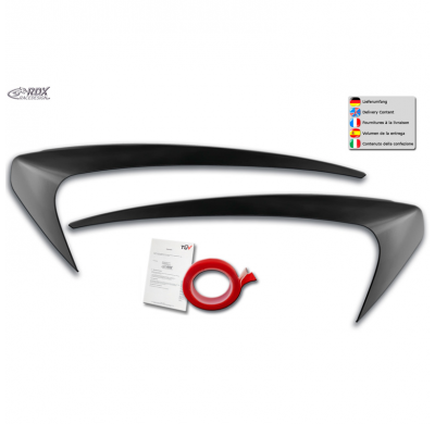 Pestañas de faros aptos para Seat Mii 2011- (ABS)