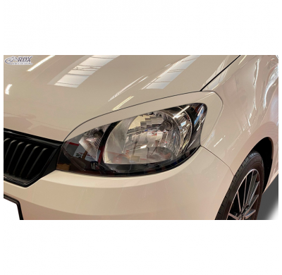 Pestañas de faros aptos para Skoda Citigo 2011- (ABS)