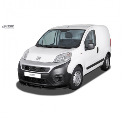 Faldones laterales RDX Racedesign 'Slim' compatibles con Fiat Qubo y Fiorino (225) 2016-2024 (ABS negro brillante)