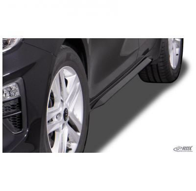 Faldones laterales RDX Racedesign 'Slim' compatibles con KIA Ceed Hatchback (CD) 2018- (ABS negro brillante)