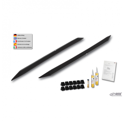 Difusores laterales aptos para Mercedes Citan & Clase T (W420) 2021- 'Slim' (ABS)