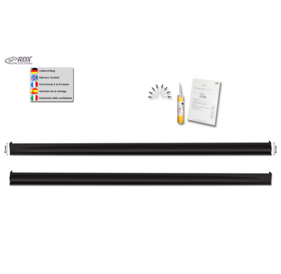 Faldones laterales adecuados para Opel Astra K HB 2015-2021 'Edition' (ABS)