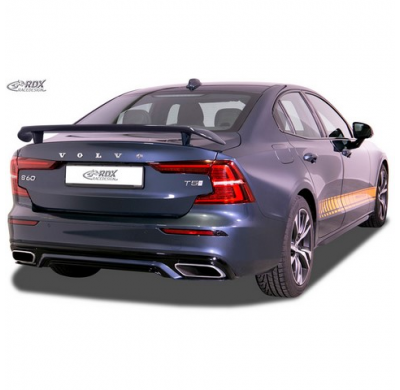 Faldones Laterales "Slim" Adecuados Para El Volvo S60 Y V60 Ii 2018- (Abs Negro Brillante)