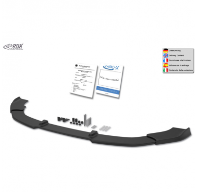 Splitter delantero RDX Racedesign Vario-X compatible con Alfa Romeo Tonale 2022- (PU)