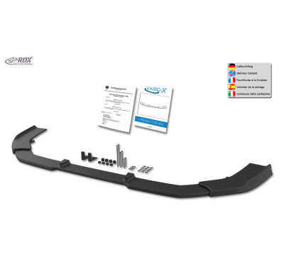 Spoiler delantero Vario-X apto para Ford Transit Facelift 2019- (PU)