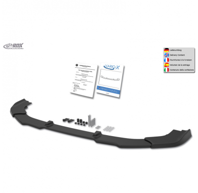 Splitter delantero RDX Racedesign Vario-X compatible con Ford Mustang Mach-E 2020- (PU)