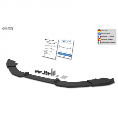 Alerón delantero RDX Racedesign Vario-X compatible con Ford Transit Courier 2023 y Tourneo Courier 2023 (PU)