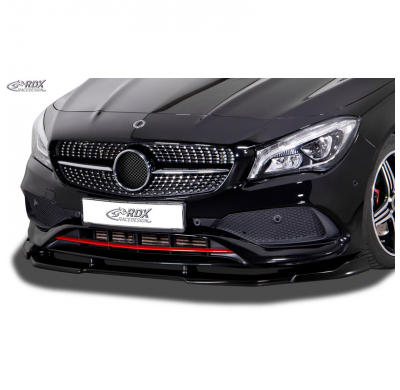 Spoiler delantero Vario-X apto para Mercedes CLA Coupe (C117) & Shooting Brake (X117) Facelift 2016-2019 (PU) RDX RACEDESIGN