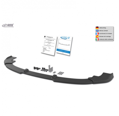 Spoiler delantero Vario-X adecuado para Mercedes EQE 2022- (V295) Inkl. Línea AMG y AMG (PU)