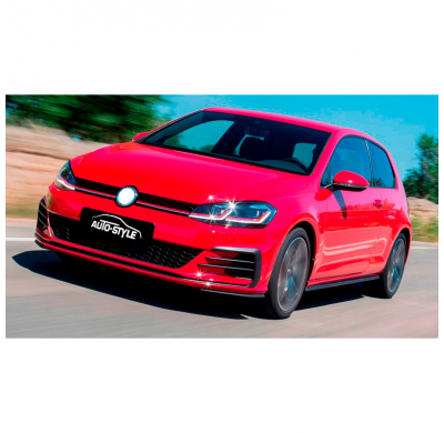 Parachoques Delantero Para Volkswagen Golf Vii Facelift 2017- 'Gti-Look' Incl. Parrillas Y Faros Antiniebla (Pp)