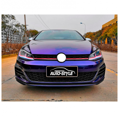 Parachoques Delantero Para Volkswagen Golf Vii Facelift 2017- 'Gti-Look' Incl. Parrillas Y Faros Antiniebla (Pp)