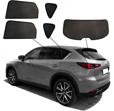 Juego de cortinillas Sunclip adecuado para Mazda CX-5 II (KF) 2017-