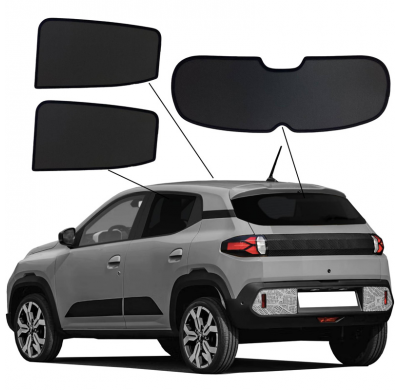 Juego de cortinillas Sunclip apto para Dacia Spring (EV) Facelift 2024-
