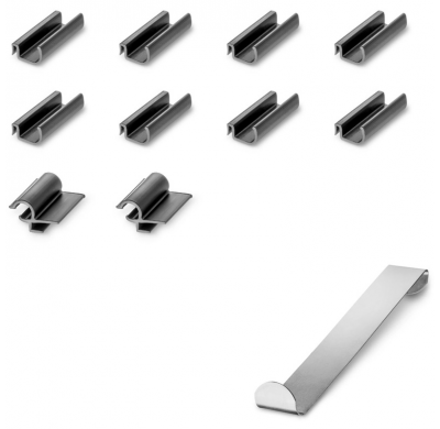 Juego de cortinillas Sunclip adecuado para Volkswagen Touran (5T1) 2015-