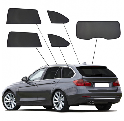 Juego de cortinillas Sunclip apto para BMW Serie 3 F31 Touring 2012-2019