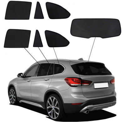 Juego de cortinillas Sunclip valido para BMW X1 F48 de 5 puertas (2015-2022)