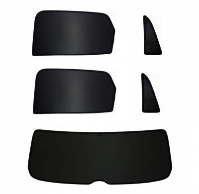 Juego de cortinillas Sunclip adecuado para Volkswagen Polo VI (AW) 5 puertas 2017-2021 y FL 2021-