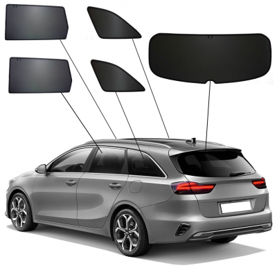 Juego de cortinillas Sunclip apto para Kia Cee'd SW (CD) 2018-
