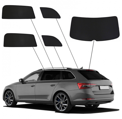 Juego de cortinillas Sunclip apto para Skoda Superb 3V Kombi 2015-2023
