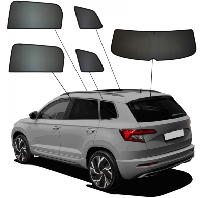 Juego de cortinillas Sunclip adecuado para Skoda Karoq (NU) 2017-