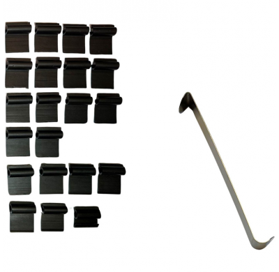 Juego de cortinillas Sunclip apto para Volkswagen Caddy Maxi Van 2022- y Ford Grand Tourneo Connect 2022-