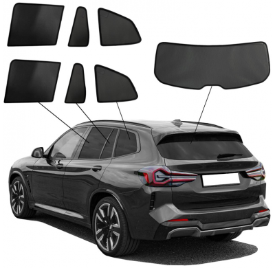 Juego de cortinillas Sunclip apto para BMW X3 (G01) 2017- y iX3 (G08) 2020-