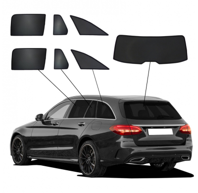Juego de cortinillas Sunclip valido para Mercedes Clase C W205 Kombi 2014-2021