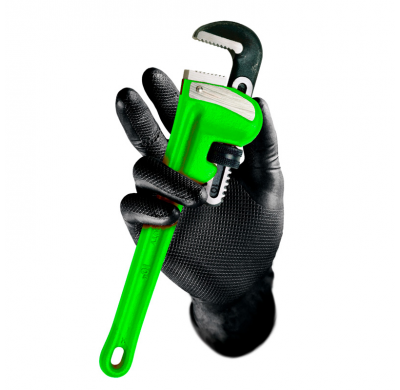 Guantes de nitrilo Gripp-It - talla XXL - negro - caja dispensadora de 50 unidades