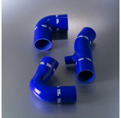 Samco Kit De Tubos Ford Escort Cosworth Ybt92 1992-1994 - 3-Piezas - Turbo - With 25mm Dump Valve Spout - Azul