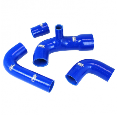 Samco Kit De Tubos Fiat Uno Turbo Mkii 1991-1994 - 4-Piezas - Turbo - With 25mm Dvc - Azul