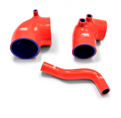 Samco Kit De Tubos Subaru Impreza Turbo Gc8 Version 1/2 1992-1996 - 3-Piezas - Induction Elbows - Azul