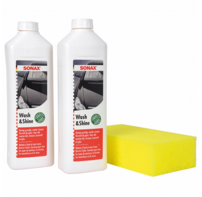 Sonax 314.741 Wash & Shine Shampoo Set