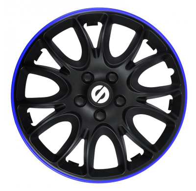 Juego Tapacubos Sparco Veneto 15-Inch Black/Blue