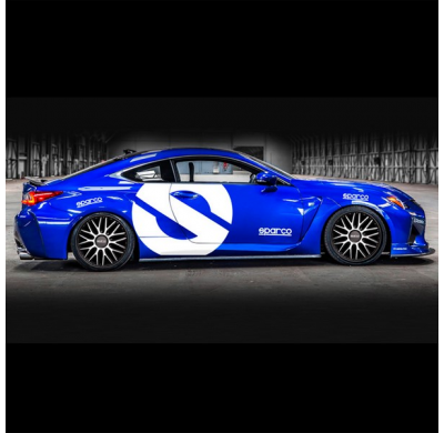 Juego Tapacubos Deportivos Sparco Roma 13-Inch Silver/Black