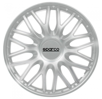 Juego Tapacubos Deportivos Sparco Roma 13-Inch Silver