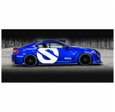 Juego De Tapacubos Sparco Bergamo 14-Pulgadas Negro/Gris