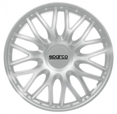 Juego Tapacubos Deportivos Sparco Roma 14-Inch Silver