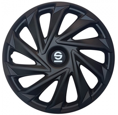 Juego De Tapacubos Sparco Varese 16-Pulgadas Negro