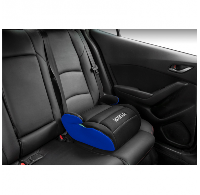 Asiento elevador para niños Sparco F100KI Negro/Azul i-Size 125-150cm (ECE-R129/03)