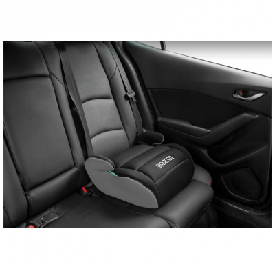 Asiento elevador para niños Sparco F100KI Negro/Gris i-Size 125-150cm (ECE-R129/03)