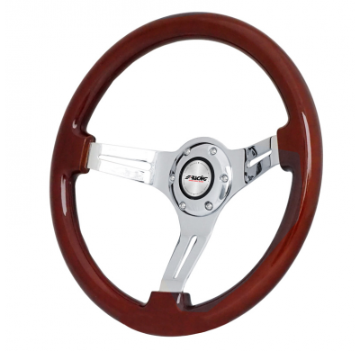 Simoni Racing Volante Deportivo Didier 350mm - Echt Real Wood - Deep Dish 6cm