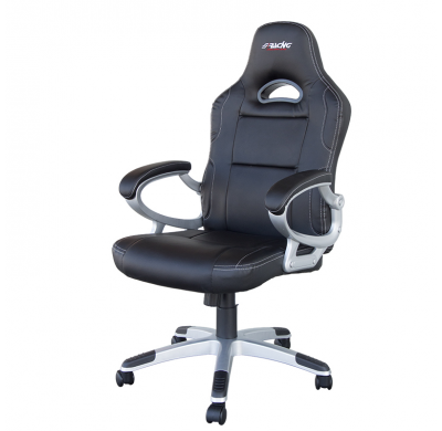 Simoni Racing Office Seat - Piel Sintética Negra