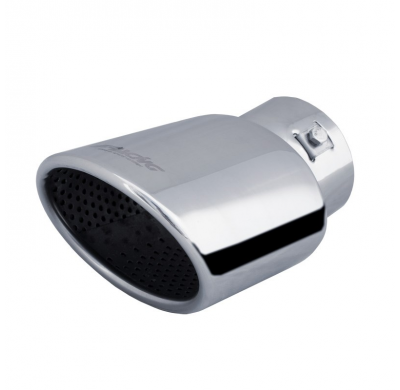 Cola De Escape Simoni Racing Oval/Slanting Inox - 86x118xl240mm - Installation 44->76mm