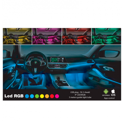 Simoni Racing Interior Ambiente LED RGB - 5 Metros