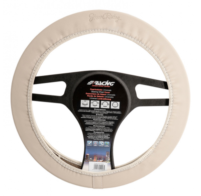 Funda Volante Simoni Racing 565 - 37-39cm - Polipiel Beige