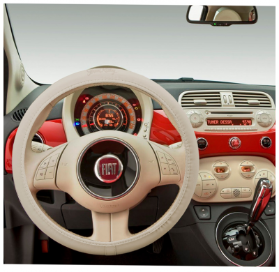 Funda Volante Simoni Racing 565 - 37-39cm - Polipiel Beige